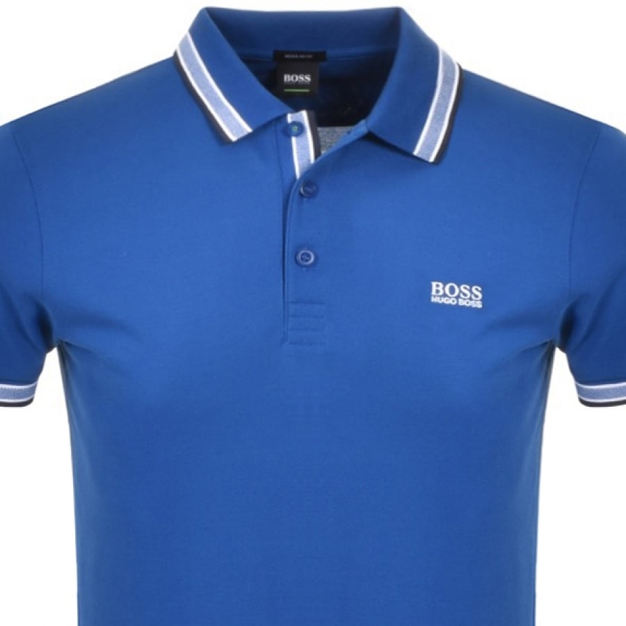 Alternative Image for ProductBOSS Athleisure Paddy Polo T Shirt Blue2